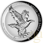 1 Unze Silbermünze Australien Wedge Tailed Eagle 2023 - Incused Coin