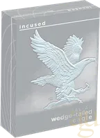 1 Unze Silbermünze Australien Wedge Tailed Eagle 2023 - Incused Coin