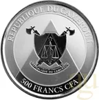 1 Unze Silbermünze Kamerun Gepard 2022