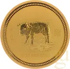 10 Unzen Goldmünze Australien Lunar I Schwein 2007