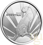 1 Unze Silbermünze Kamerun Gepard 2022