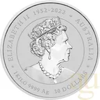 1 Kilogramm Silbermünze Australien Lunar III Drache 2024
