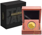 1 Unze Goldmünze Niue Star Wars The Madalorian - Grogu 2022 polierte Platte
