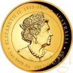 1 Unze Goldmünze Australien Lunar III Drache 2024 - polierte Platte - High Relief