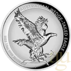 10 Unzen Silbermünze Australien Wedge Tailed Eagle 2023 - Incused Coin