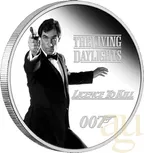 1 Unze Silbermünze Tuvalu James Bond 007 - Timothy Dalton 2023 - Proof coloriert