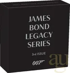 1 Unze Silbermünze Tuvalu James Bond 007 - Timothy Dalton 2023 - Proof coloriert