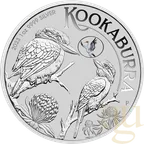 1 Unze Silbermünze Australien Kookaburra 2023 - Brolga Privy Mark
