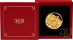 1 Unze Goldmünze Australien Lunar III Drache 2024 - polierte Platte