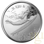1 Unze Silbermünze EC8 St. Kitts & Nevis - Surfer 2022