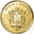 1 Unze Goldmünze EC8 Antigua & Barbuda - Coat of Arms 2022