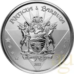 1 Unze Silbermünze EC8 Antigua & Barbuda - Coat of Arms 2022