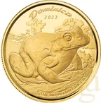 1 Unze Goldmünze EC8 Dominica - Mountain Chicken 2022