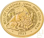 1/4 Unze Goldmünze Tudor Beasts Bull 2023