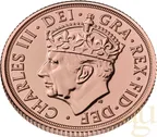 1 Pfund Goldmünze Coronation Sovereign King Charles 2023