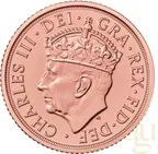 2 Pfund Goldmünze Double Coronation Sovereign King Charles 2023