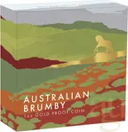 1 Unze Goldmünze Australien Brumby 2023 - polierte Platte