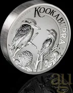 5 Unzen Silbermünze Australien Kookaburra 2023 - Incused Coin