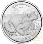 1 Unze Silbermünze EC8 Dominica - Mountain Chicken 2022