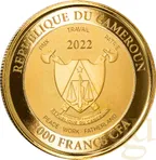 1 Unze Goldmünze Kamerun Mandrill 2022