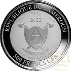 1 Unze Silbermünze Kamerun Mandrill 2022
