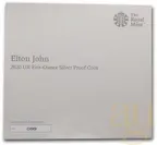 5 Unzen Silbermünze Music Legends - Elton John 2020 - polierte Platte