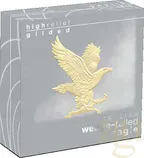 5 Unzen Silbermünze Australien Wedge Tailed Eagle 2023 teilvergoldet - polierte Platte