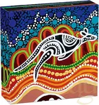 2 Unzen Silbermünze Australien Känguru Yongka 2023 Antik Finish - coloriert