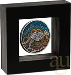 2 Unzen Silbermünze Australien Känguru Yongka 2023 Antik Finish - coloriert