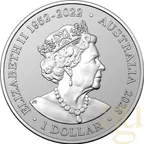 1 Unze Silbermünze Australien Rough-Toothed Delfin 2023