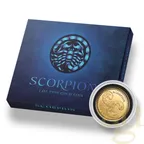 1 Unze Goldmünze Republic of Tschad Scorpion 2022 - polierte Platte