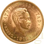 5 Pesos Goldmünze Kuba
