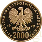 2000 Zloty Goldmünze Polen - Kopernikus 1979