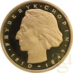 2000 Zloty Goldmünze Polen - Chopin 1977
