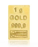 5 x 1g Gold Combibarren / Goldtafel / Tafelbarren