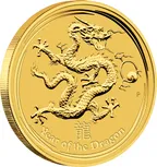 1/10 Unze Goldmünze Australien Lunar II Drache 2012