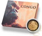1 Unze Goldmünze Kongo Gorilla 2023