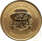 1 Unze Goldmünze Kongo Gorilla 2023