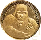 1/10 Unze Goldmünze Kongo Gorilla 2023