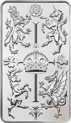 31,1 Gramm Silberbarren The Royal Mint - Coronation Celebration