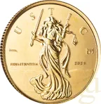 1/10 Unze Goldmünze Gibraltar Lady Justice 2023