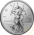 1 Unze Silbermünze Gibraltar Lady Justice 2023