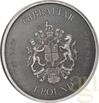 1 Unze Silbermünze Gibraltar Lady Justice 2023 - Antik Finish