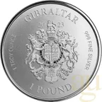 1 Unze Silbermünze Gibraltar Lady Justice 2023