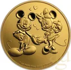 1 Unze Goldmünze Niue Mickey & Minnie Mouse 2020