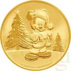 1 Unze Goldmünze Niue Mickey Mouse - Christmas 2019