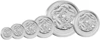 1 Unze Silbermünze Australien Lunar II Drache 2012