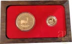 Goldmünzen Krügerrand 2002 - 35 Jahre Prestige Set
