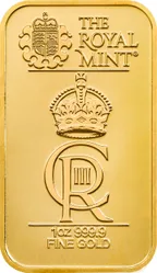 31,1 Gramm Goldbarren The Royal Mint - Coronation Celebration