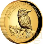 2 Unzen Goldmünze Australien Kookaburra 2021 High Relief